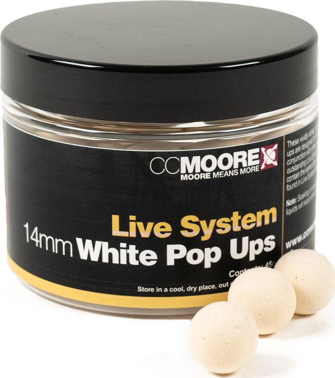Live System - Pop-ups - 14mm - blanc Live System - Pop-ups - 14mm - blanc