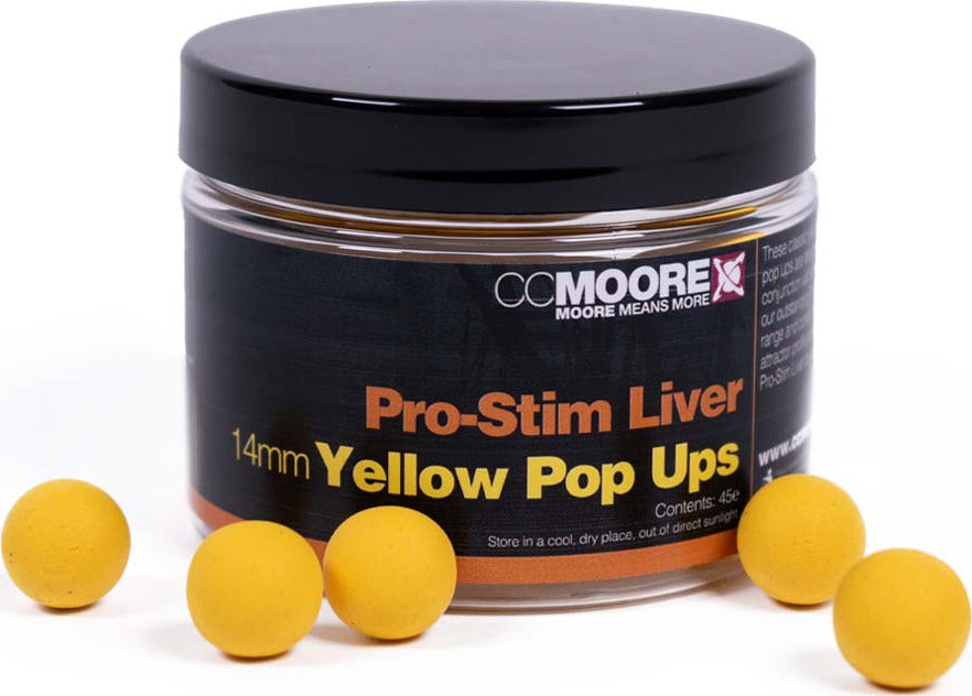 Pro-Stim Leber - Pop-ups - 14mm - Gelb Pro-Stim Leber - Pop-ups - 14mm - Gelb