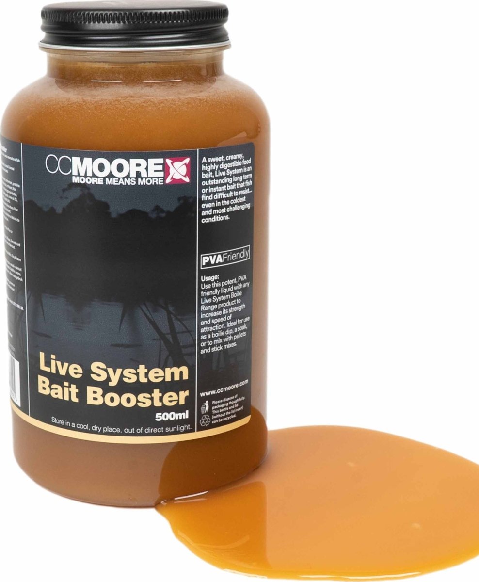 CC Moore Live System Bait Booster - 500ml - dé KarperCentrale CC Moore Live System Bait Booster - 500ml - dé KarperCentrale