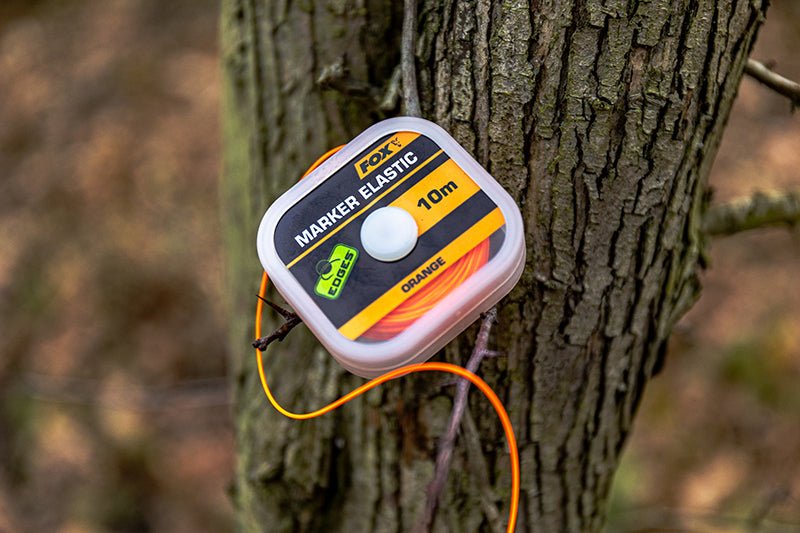 Fox Edges Marker Elastic orange 10m - dé KarperCentrale Fox Edges Marker Elastic orange 10m - dé KarperCentrale