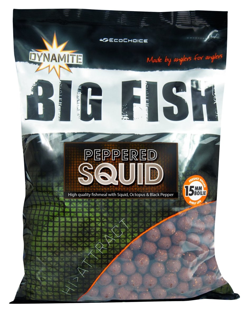 Boilies de calamar con pimienta - 1kg