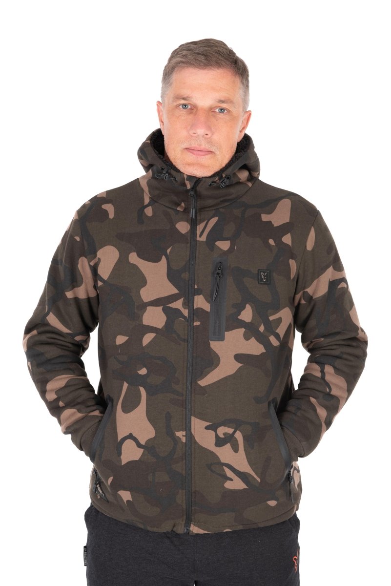 Camo Full Zip Prem Sherpa 310 Hættetrøje