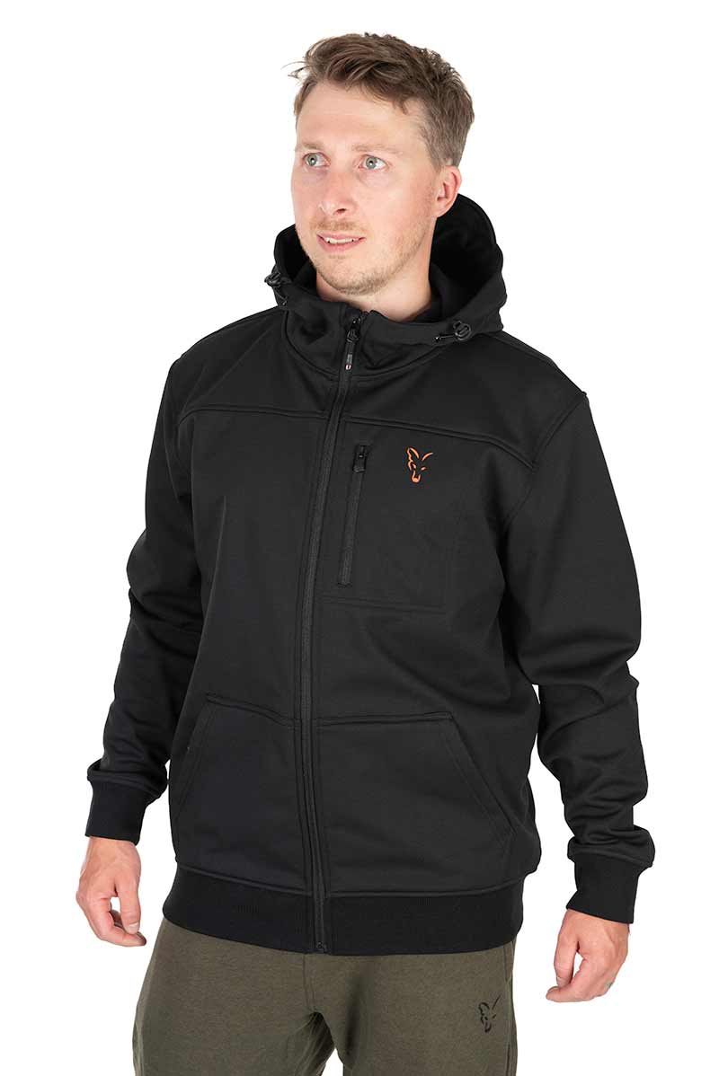Veste Soft Shell Collection Noir/Orange