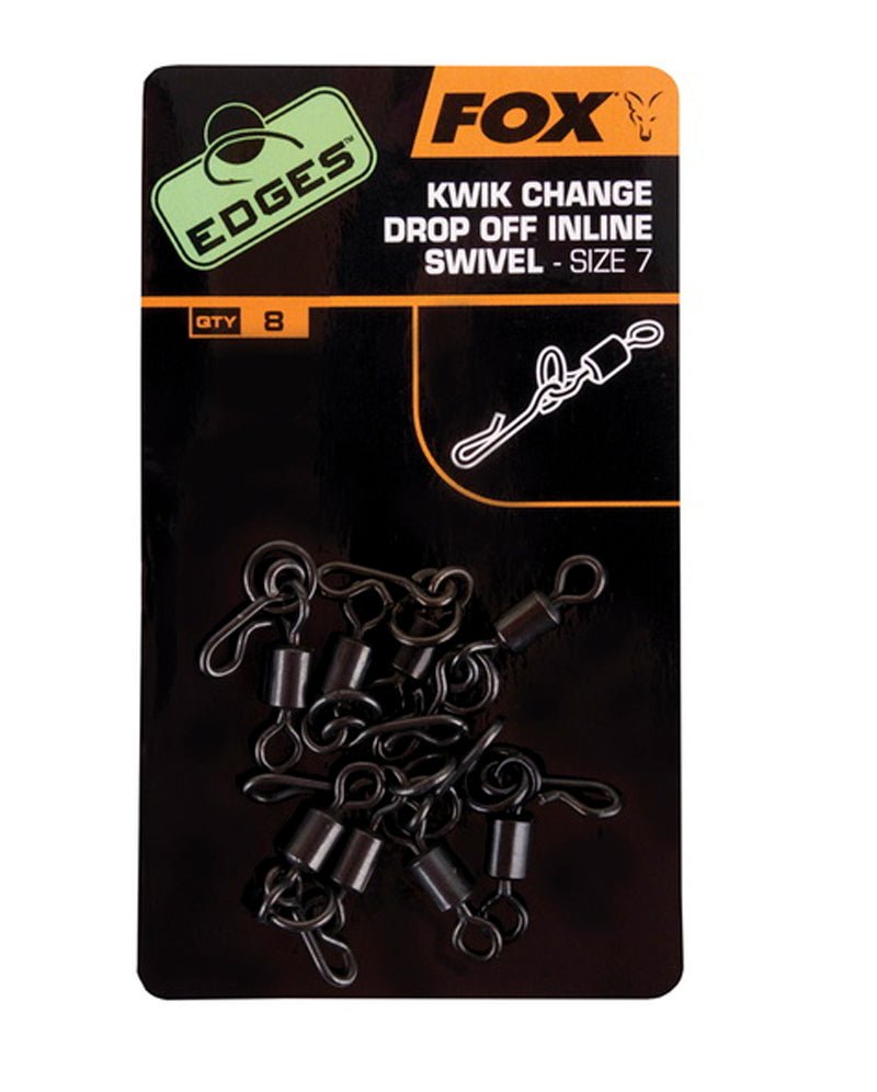 Fox Edges Kwik Change Drop Off Inline Swivel - dé KarperCentrale