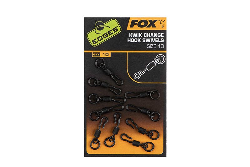 Fox Edges Kwik Change Hook Swivels - dé KarperCentrale
