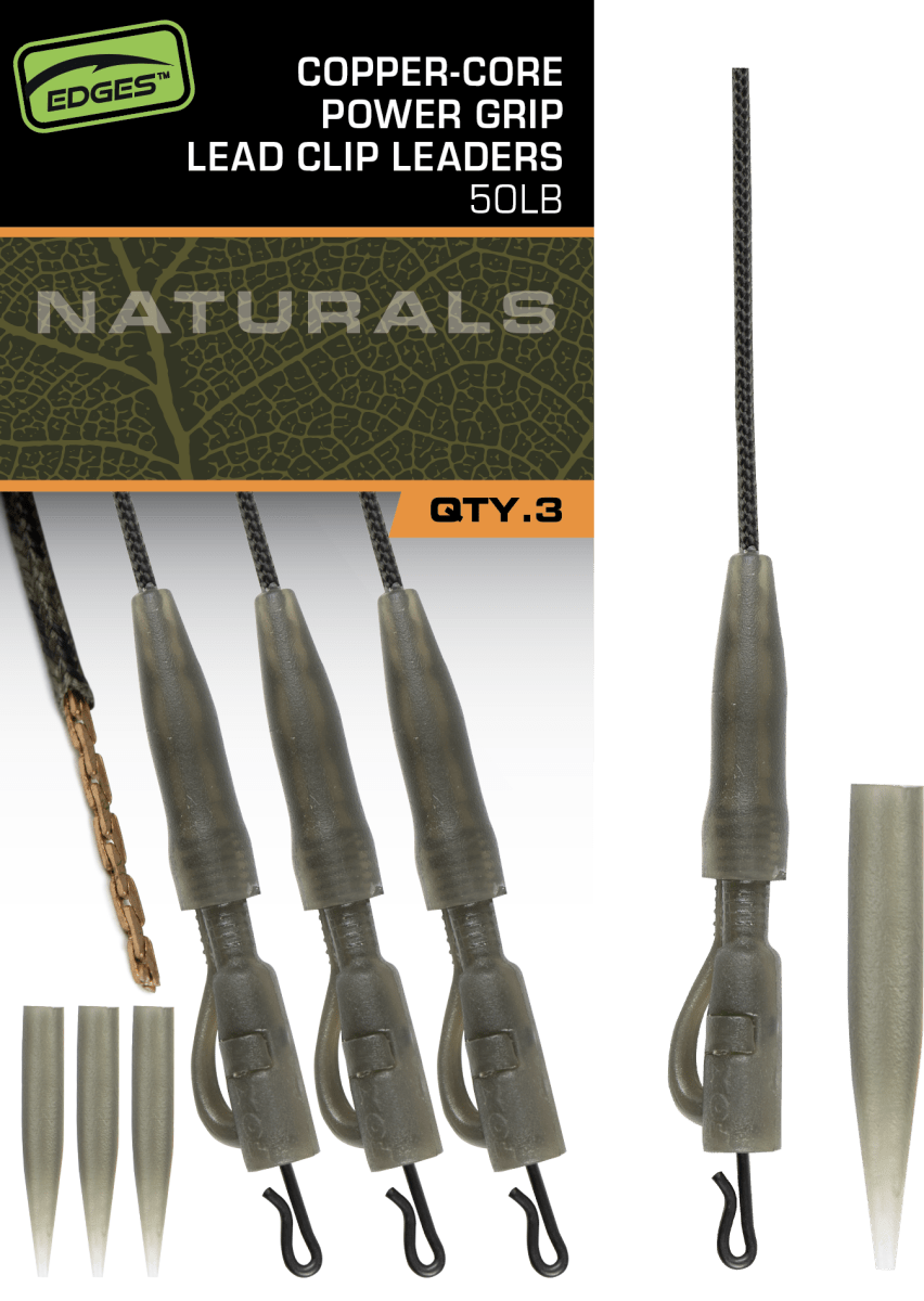 Edges Naturals Copper-Core Power Grip Forfang med Lead Clip