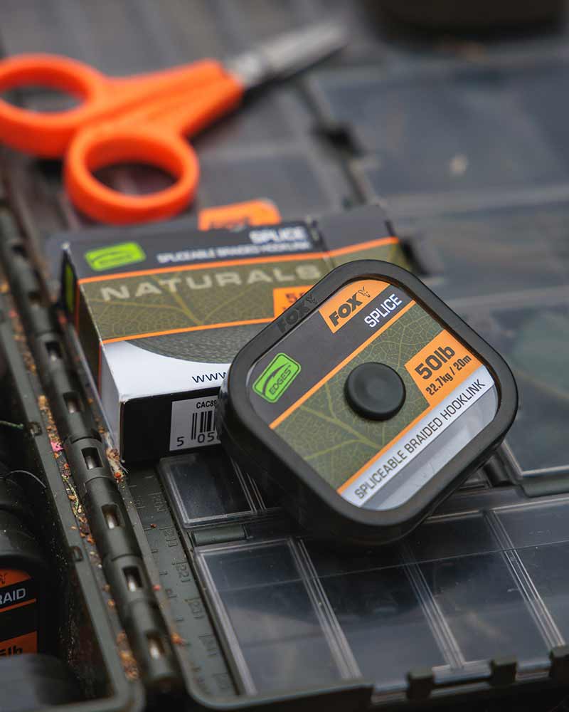 Fox Edges Naturals Splice Hooklenght - dé KarperCentrale